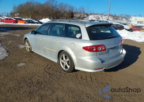 2004 Mazda Mazda6 S из США, поврежденный, VIN 1YVHP82D145N93030